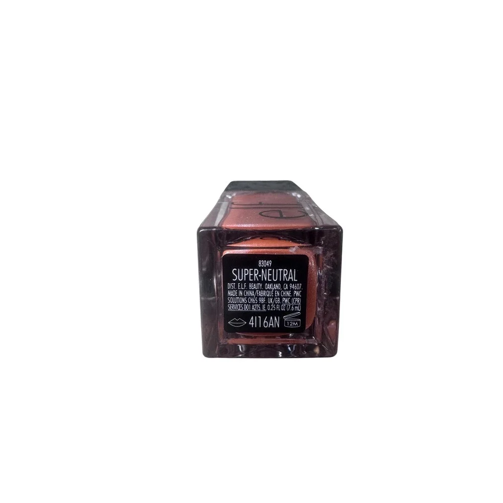 ELF Glow Reviver Lip Oil Super-Neutral 83049 Glimmer Finish Shimmer Bronze 7.6ml